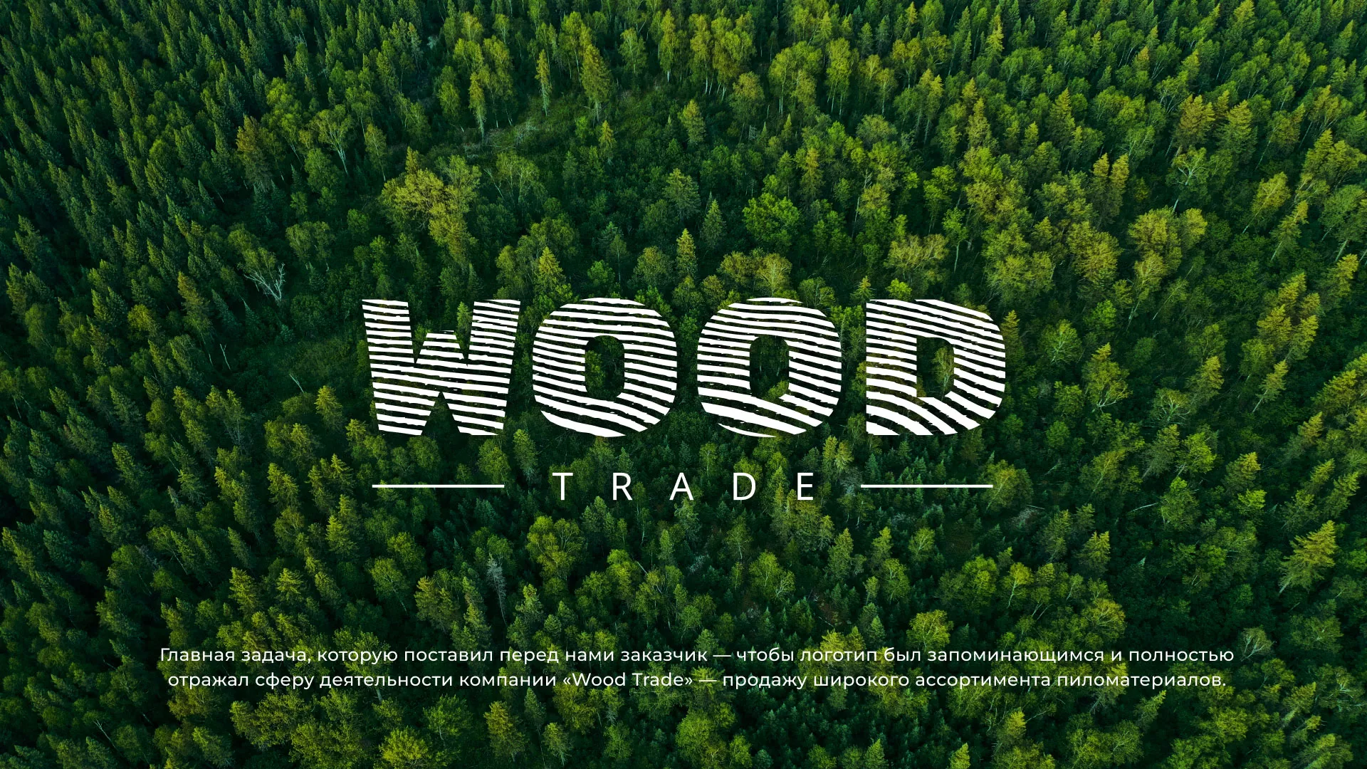 Разработка логотипа для компании «Wood Trade» в Ноябрьске