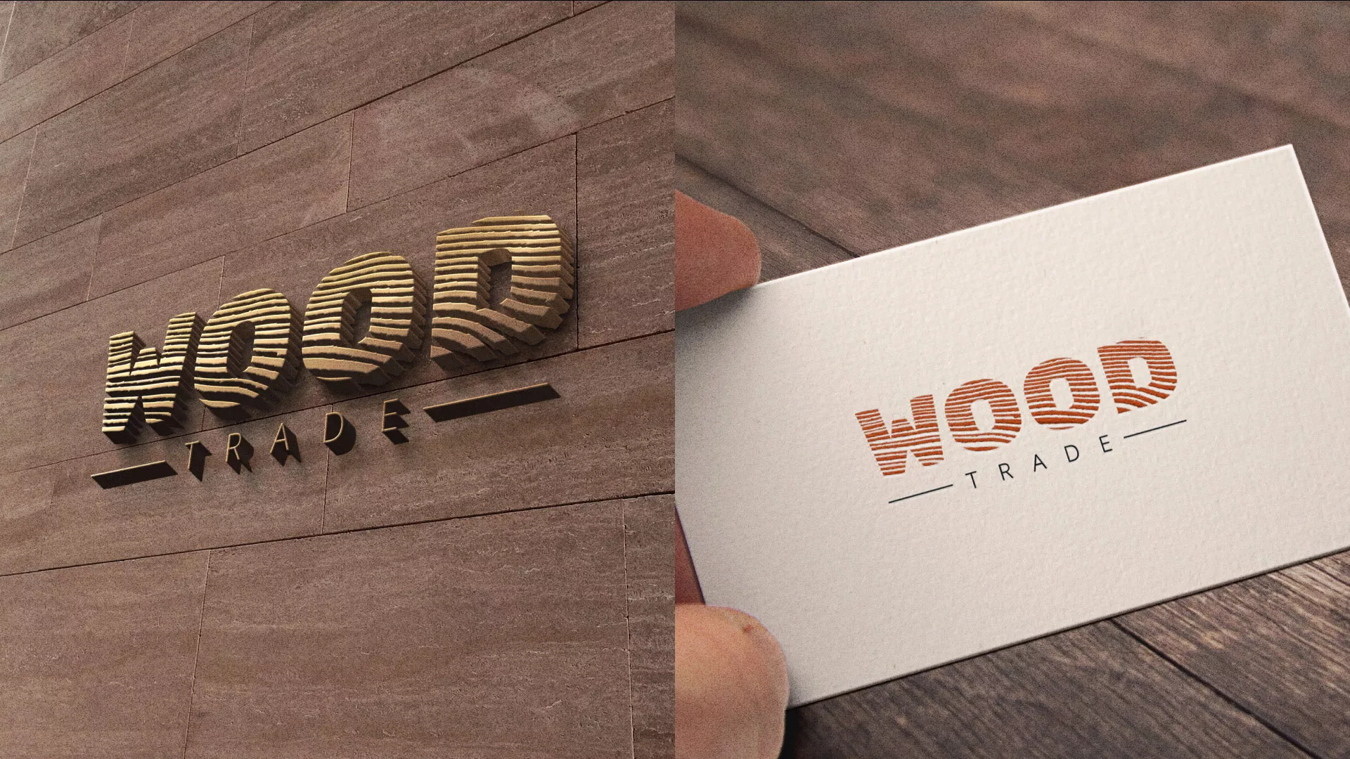 Разработка логотипа для компании «Wood Trade» в Ноябрьске
