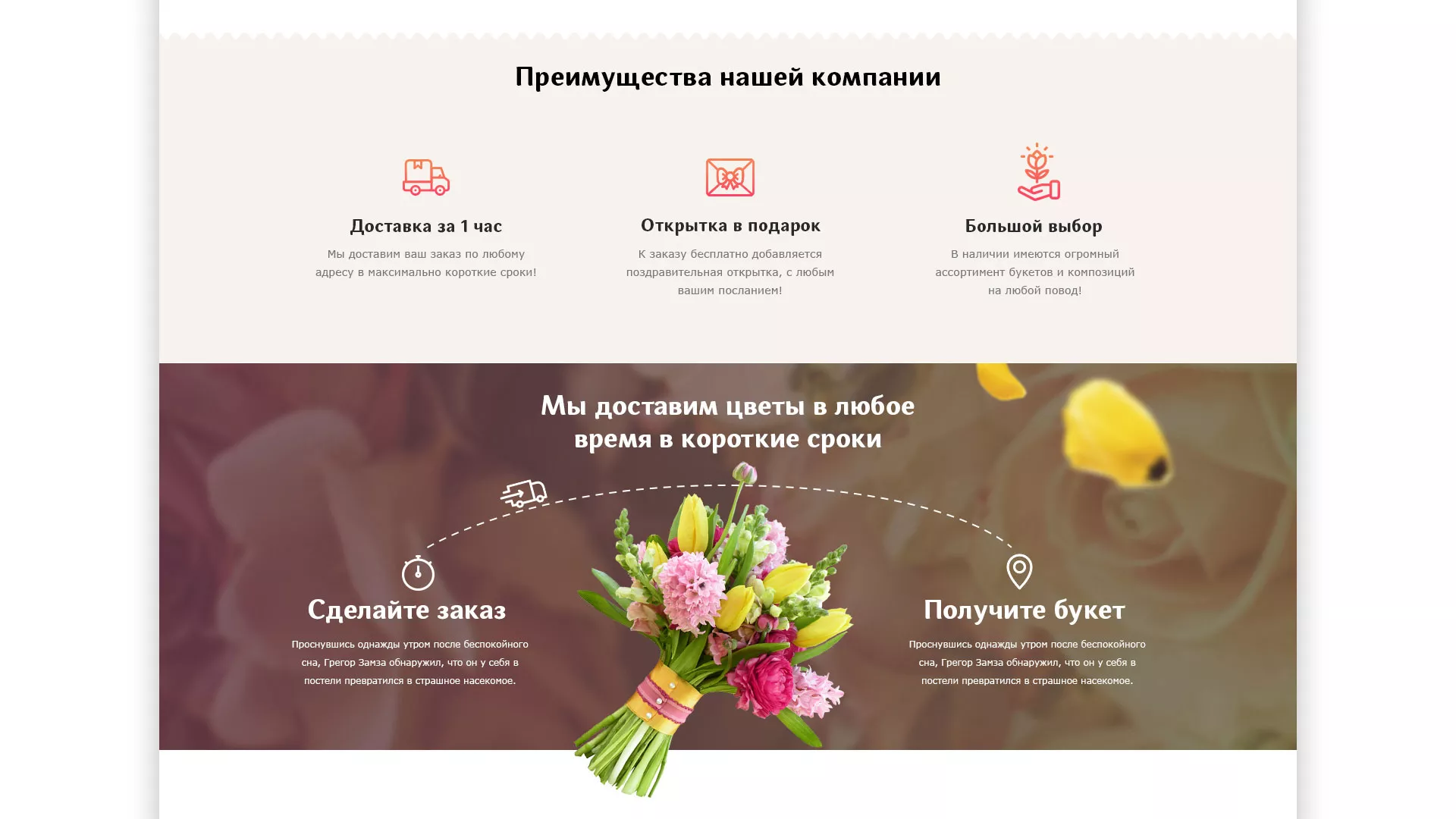 Создание интернет-магазина «Букет-онлайн» по цветам в Ноябрьске